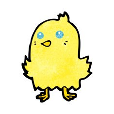 Cartoon Bird N509