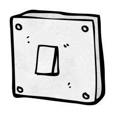 Cartoon Light Switch N36