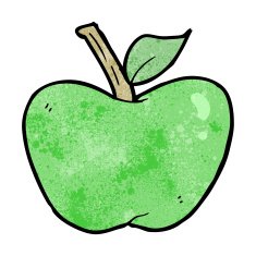 Cartoon Apple N177