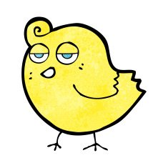Cartoon Bird N510