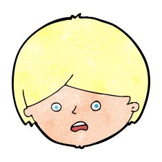 cartoon unhappy boy N74
