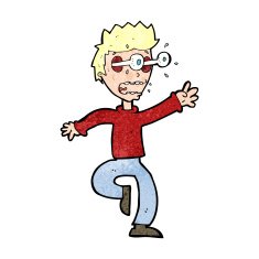 cartoon terrified man with eyes popping out N13