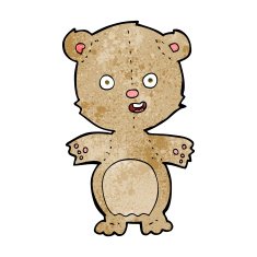 cartoon teddy bear N360