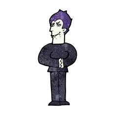 Cartoon Vampire N210