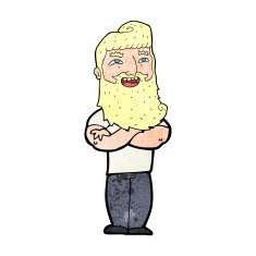 cartoon proud man N39