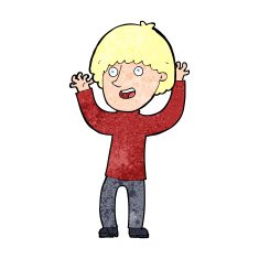 cartoon happy boy laughing N39
