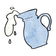 Cartoon Milk Jug N20
