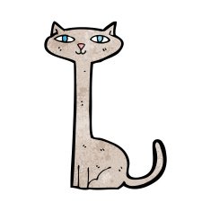 Cartoon Cat N352