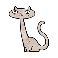 Cartoon Cat N353