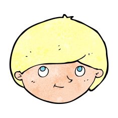cartoon happy man N622
