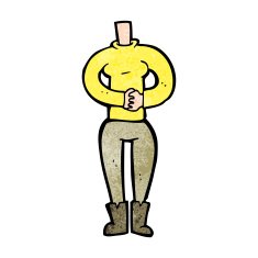 cartoon female body (add photos or mix and match cartoons) N304
