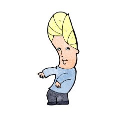 cartoon man with no worries N16