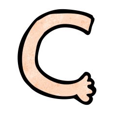 cartoon arm N198