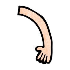 cartoon arm N200