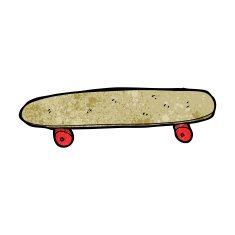 Cartoon Skateboard N92