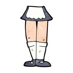 cartoon female legs N62