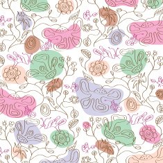 Seamless floral background N17