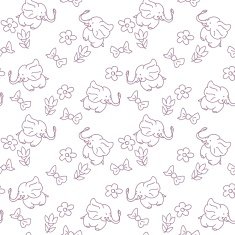 elephant seamless Pattern