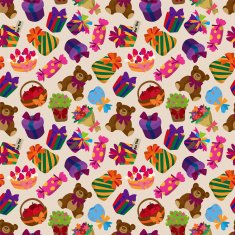 seamless gift pattern N4
