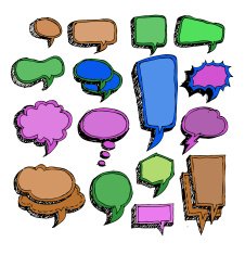 bubble speech themes idea design N18
