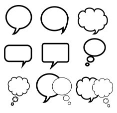 bubble speech themes idea design N85
