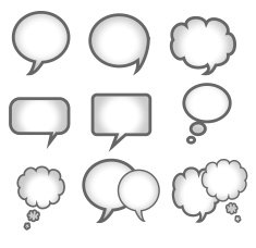 bubble speech themes idea design N86