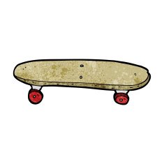Cartoon Skateboard N93