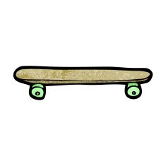 Cartoon Skateboard N94