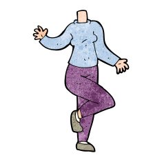 cartoon body (mix and match cartoons or add own photos) N105