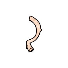 cartoon arm N208