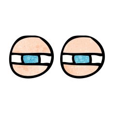 Cartoon Eyes N161