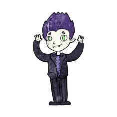 cartoon vampire boy N14