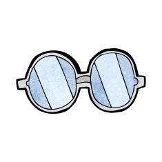 Cartoon Glasses N57