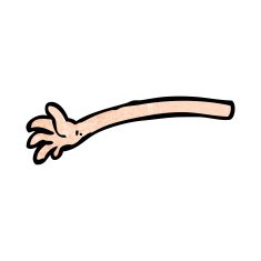 cartoon arm N212