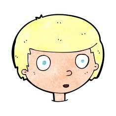cartoon curious boy N51