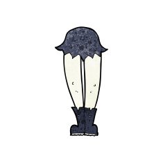 cartoon vampire legs N13