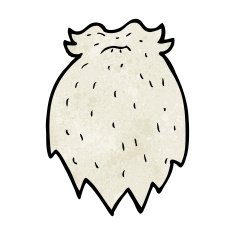 cartoon fake beard N14