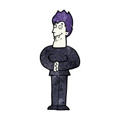 Cartoon Vampire N218