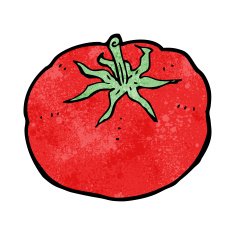 Cartoon Tomato N190