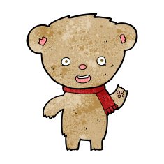 cartoon teddy bear N365