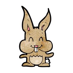 Cartoon Rabbit N192