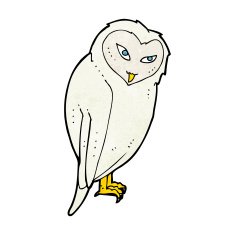 Cartoon Owl N200