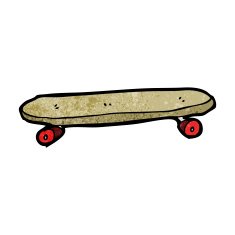 Cartoon Skateboard N95