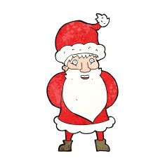Cartoon Santa Claus N434