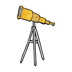 cartoon telescope N23