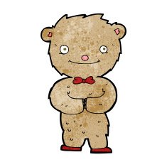 cartoon teddy bear N370