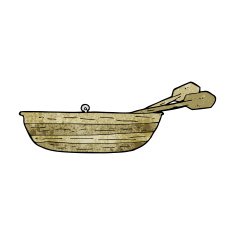 Cartoon Rowing Boat N31
