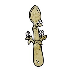 Cartoon Wooden Spoon N30