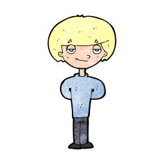 cartoon happy man N636