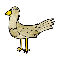 Cartoon Bird N512